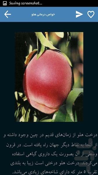 میوه درمانی - عکس برنامه موبایلی اندروید