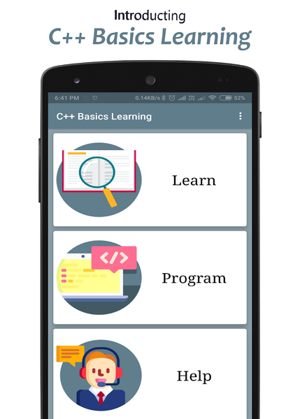 C++ Basics Learning : C++ for - Image screenshot of android app