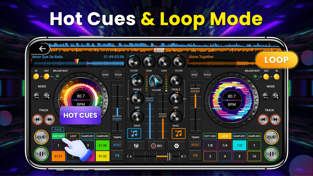 DJ Music Mixer - 3D DJ Player - Image screenshot of android app
