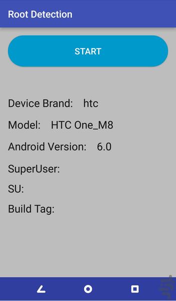 تشخیص روت - عکس برنامه موبایلی اندروید