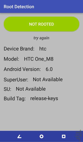 Root Detection - Image screenshot of android app