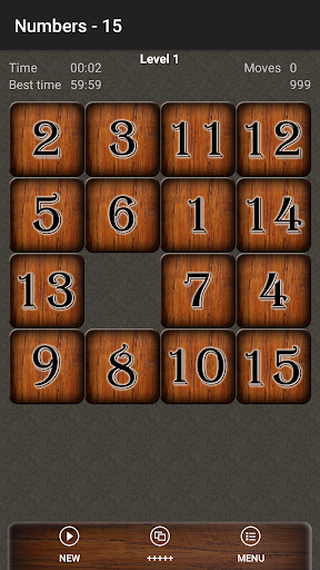 15 Puzzle - Fifteen - Gameplay image of android game