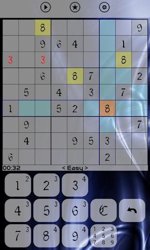 Sudoku - Classic - Gameplay image of android game