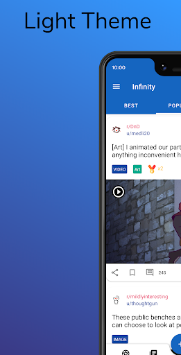 Infinity for Reddit - Image screenshot of android app