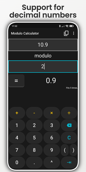 Modulo Calculator - عکس برنامه موبایلی اندروید