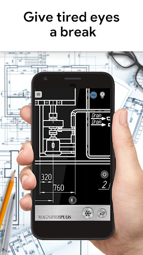 Magnifier Plus with Flashlight - Image screenshot of android app