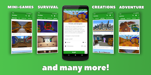 Download Minecraft Pocket Edition Adventure on Smartphone