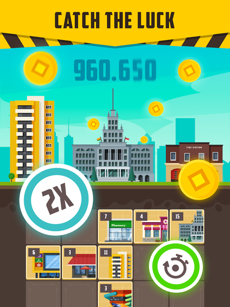 City Merge - idle building bus - عکس بازی موبایلی اندروید