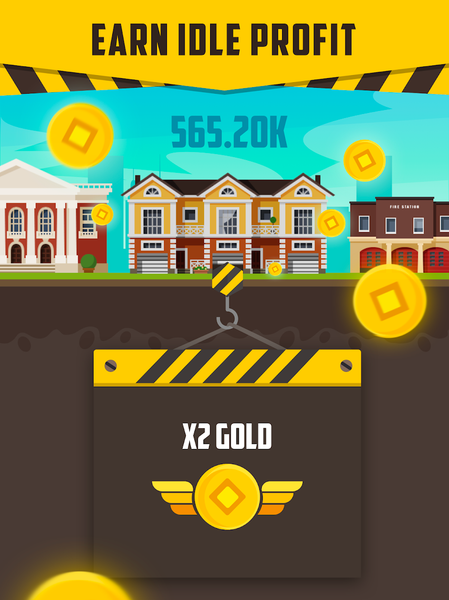 City Merge - idle building bus - عکس بازی موبایلی اندروید