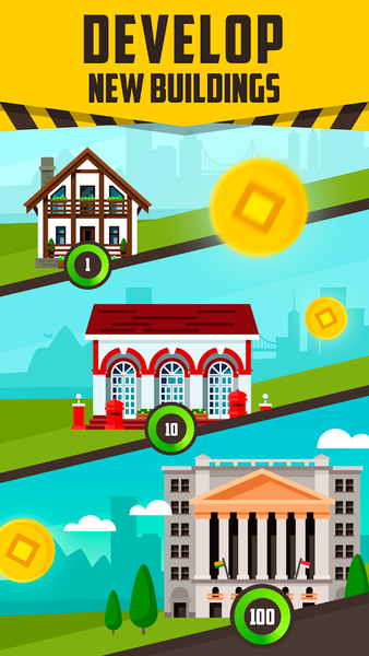 City Merge - idle building bus - عکس بازی موبایلی اندروید