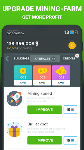 The Crypto Game clicker mining - عکس بازی موبایلی اندروید