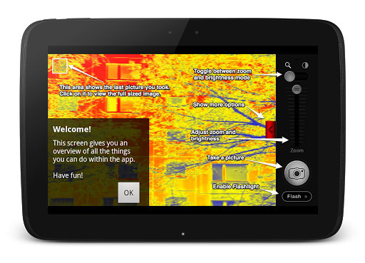 Thermal Vision Camera Effect - Image screenshot of android app
