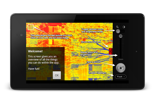 Thermal Vision Camera Effect - Image screenshot of android app