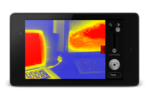 Thermal Vision Camera Effect - عکس برنامه موبایلی اندروید