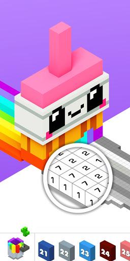 Color by Number - 3D Pixel Art - عکس برنامه موبایلی اندروید