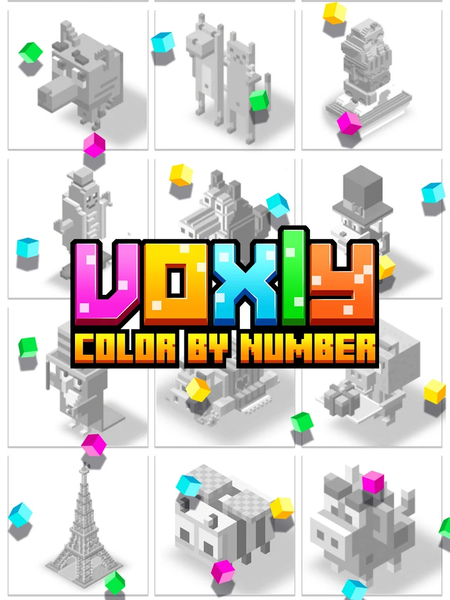 Voxly: ۳D Color by Number. - عکس برنامه موبایلی اندروید