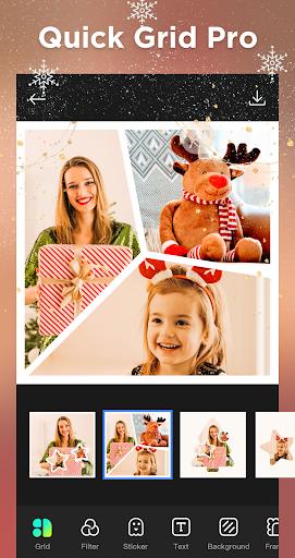 Grid Photo Collage Maker Quick - Image screenshot of android app