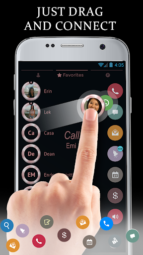 Theme Dialer Metal Rose Gold - Image screenshot of android app
