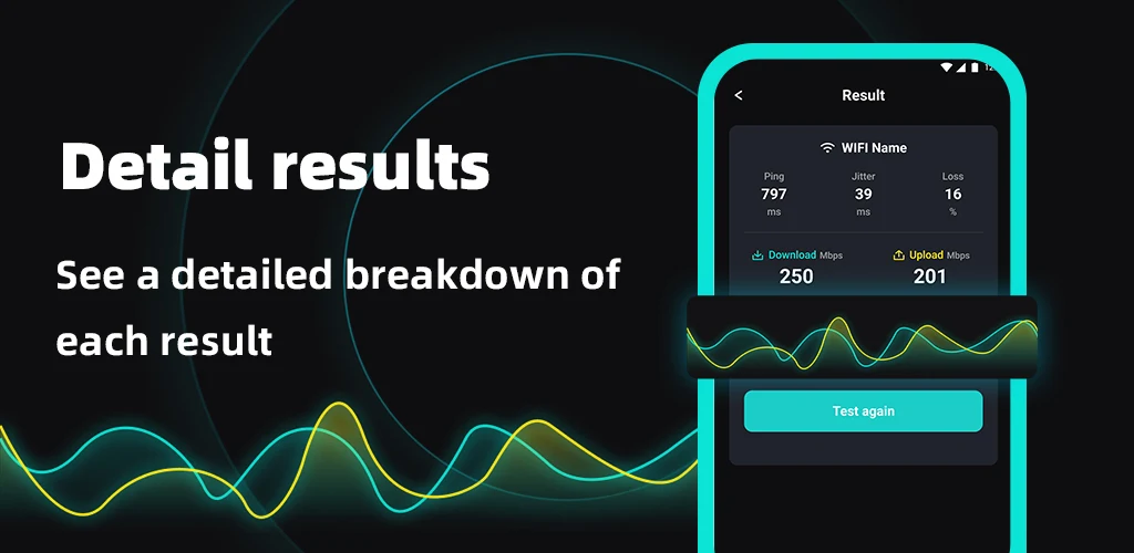 Speed Test-Test internet speed - عکس برنامه موبایلی اندروید