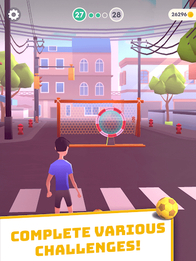Flick Goal! - Gameplay image of android game