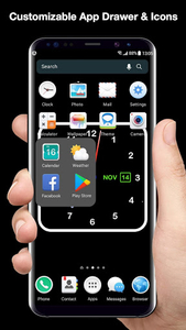 Digital Clock Live Wallpaper & Launcher - عکس برنامه موبایلی اندروید