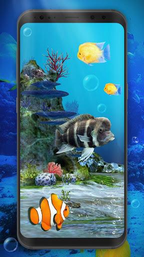 Aquarium Clown Fish Live Wallpaper 2019 - Image screenshot of android app