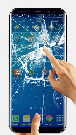 Broken Screen Live Wallpaper for Joking - Image screenshot of android app