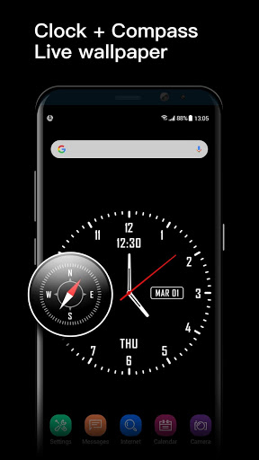 animated clock wallpaper for mobile