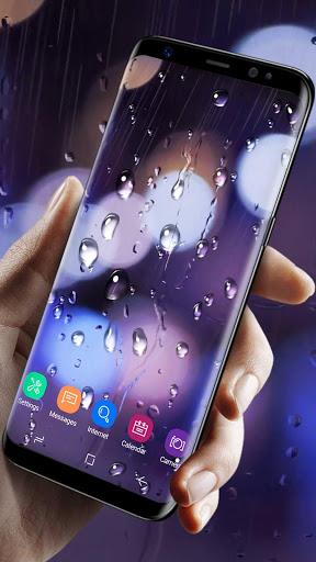 Waterdrops - Real Rain Live Wallpaper - عکس برنامه موبایلی اندروید