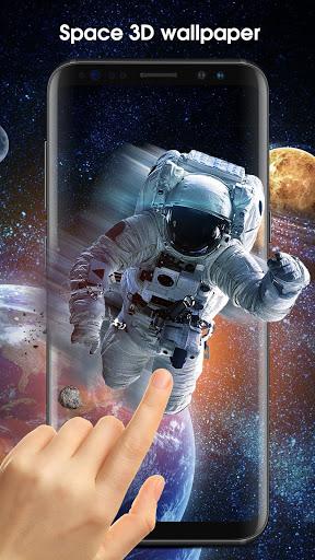 Galaxy Live Wallpaper for Free - Image screenshot of android app