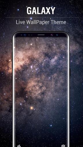 Galaxy Live Wallpaper for Free - Image screenshot of android app