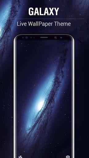 Galaxy Live Wallpaper for Free - Image screenshot of android app