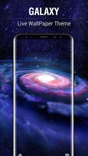 Galaxy Live Wallpaper for Free - Image screenshot of android app