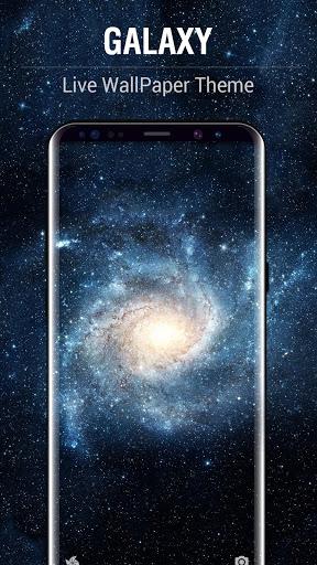 Galaxy Live Wallpaper for Free - Image screenshot of android app