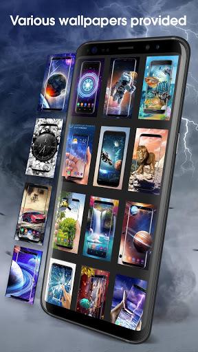 Galaxy Live Wallpaper for Free - Image screenshot of android app
