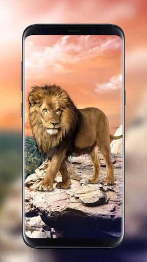 Lion Live Wallpaper Free - Image screenshot of android app