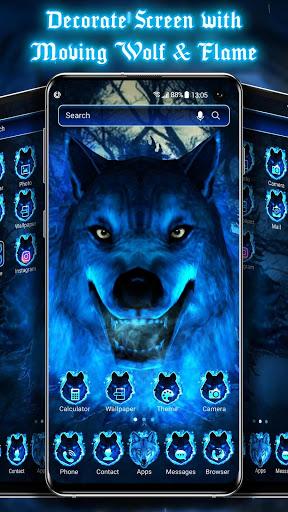 ۳D Ice Wolf Live Wallpaper - عکس برنامه موبایلی اندروید