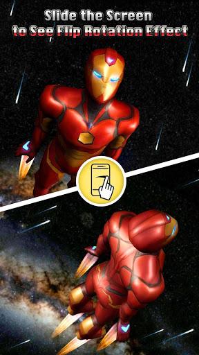 3D Iron Hero Live Wallpaper - Image screenshot of android app
