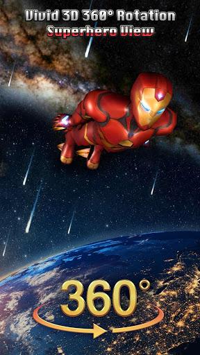 3D Iron Hero Live Wallpaper - Image screenshot of android app