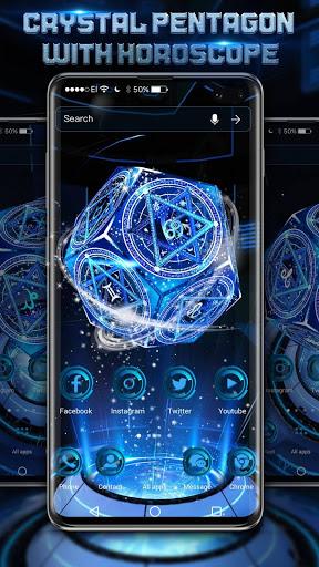3D Neon Zodiac Wallpaper - Image screenshot of android app