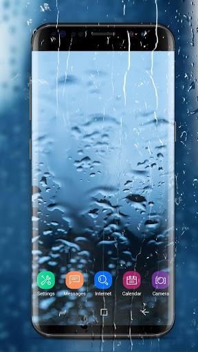 Running Waterdrops Live Wallpaper - Image screenshot of android app