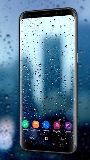 Running Waterdrops Live Wallpaper - Image screenshot of android app