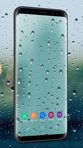 Waterdrops Live Wallpaper 2019 - Image screenshot of android app