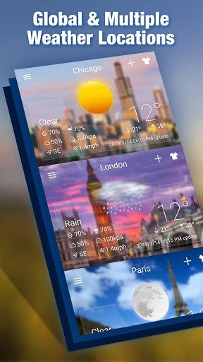 Weather radar & Global weather checker - عکس برنامه موبایلی اندروید