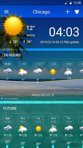 Accurate Weather Live Forecast App - Image screenshot of android app