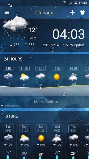 Accurate Weather Live Forecast App - Image screenshot of android app