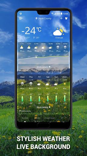 Weather Forecast App & Radar Widget - عکس برنامه موبایلی اندروید