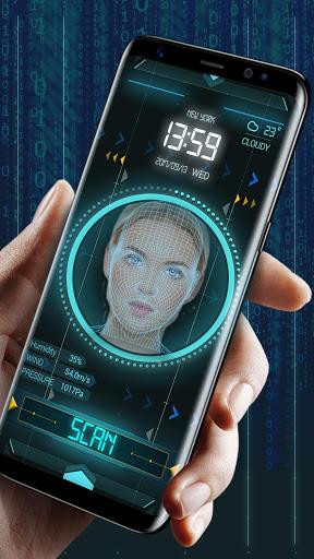 Face detection style lock screen for prank - عکس برنامه موبایلی اندروید