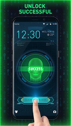 Face detection style lock screen for prank - عکس برنامه موبایلی اندروید
