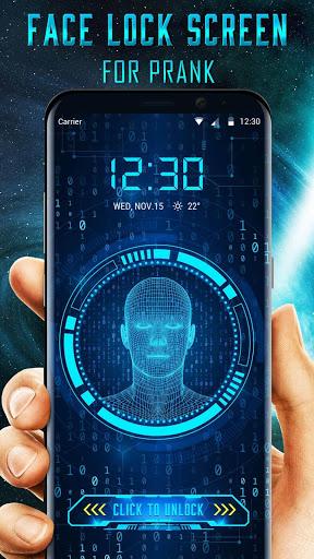 Face Detector Lock Screen for Prank - Image screenshot of android app